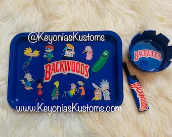 Inspired Backwoods Cartoon Rolling Tray