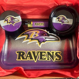 Inspired Baltimore Rolling Tray Set or Pick your Team