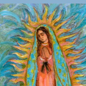 Our Lady of Guadalupe quote – 8.5x11&quot; – Catholic Art Print – Archival Quality  –  Sue Kouma Johnson – Authentic Quote