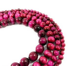 Red Tigers Eye  Gemstone Beads in  4MM, 6MM, 8MM, 10MM, 12MM