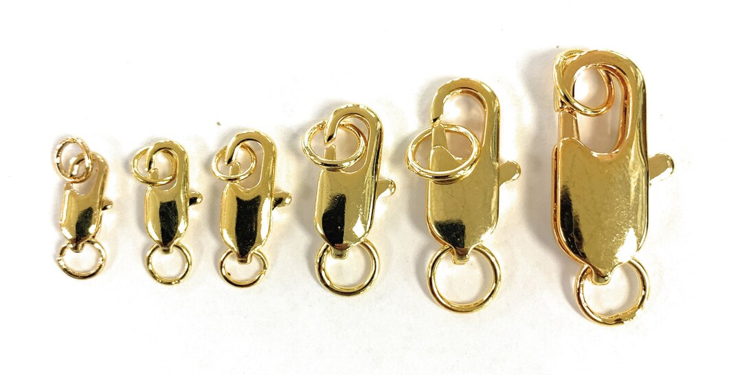 Gold Plated Lobster Locks 10mm 12mm 14mm 16mm 20mm 25mm Etsy