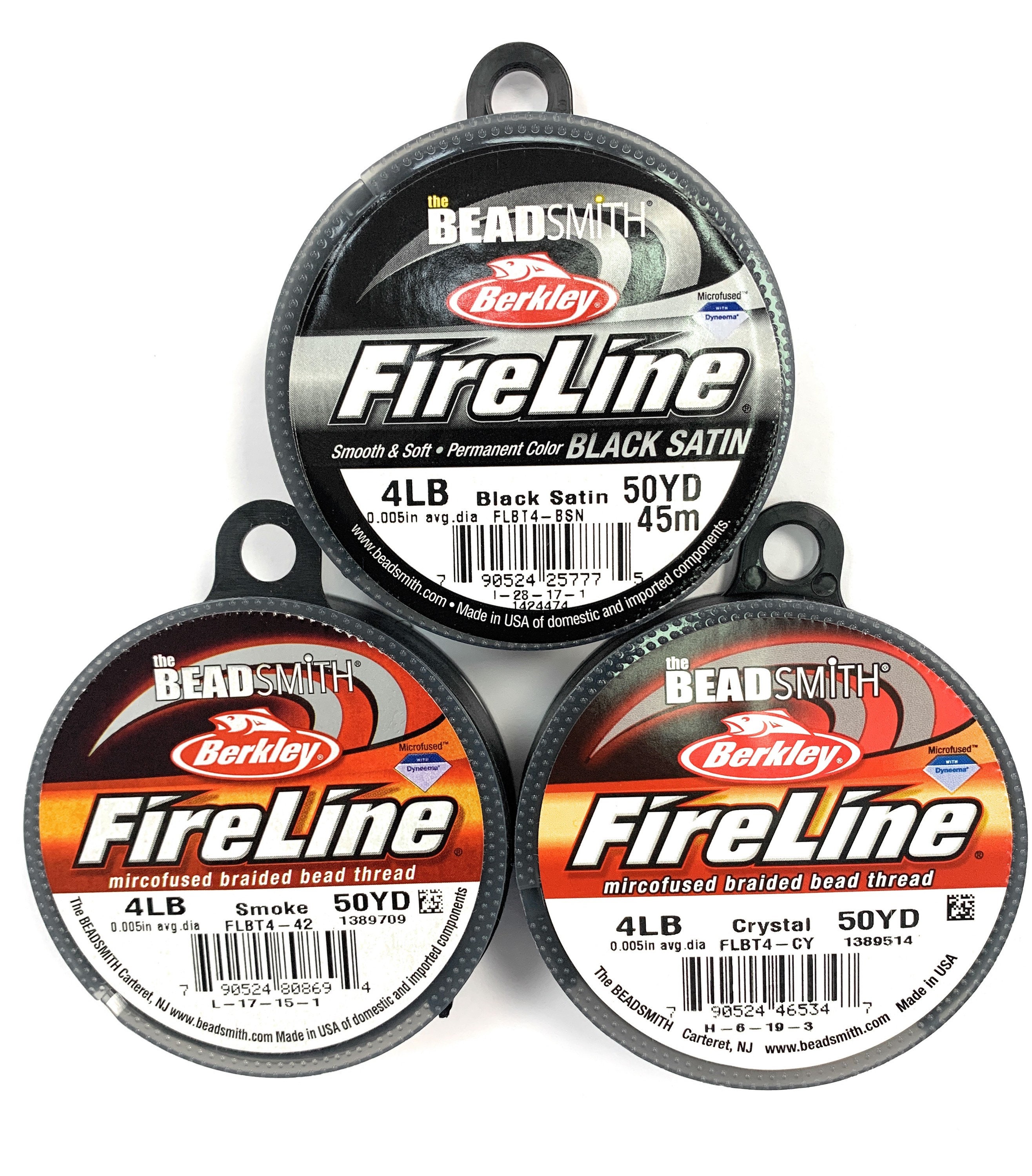 FireLine, 4 lb Black .005”/.12mm dia 50yd
