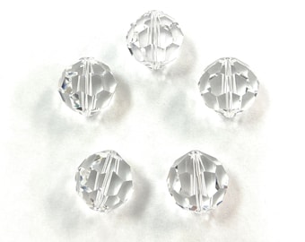 Perles rondes Swarovski Crystal Clear 5000 de 14 mm. 2 PCs ou lot