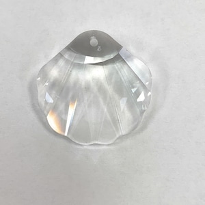Swarovski 6723 Crystal Clear Shell Pendant 28mm  Article No # 6723. 1 piece.