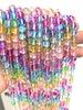 Shiny Mystic Aura Quartz, Mermaid Glass Multi color Round Beads 6mm, 8mm, 10mm, 12mm - 15 inch strand. 