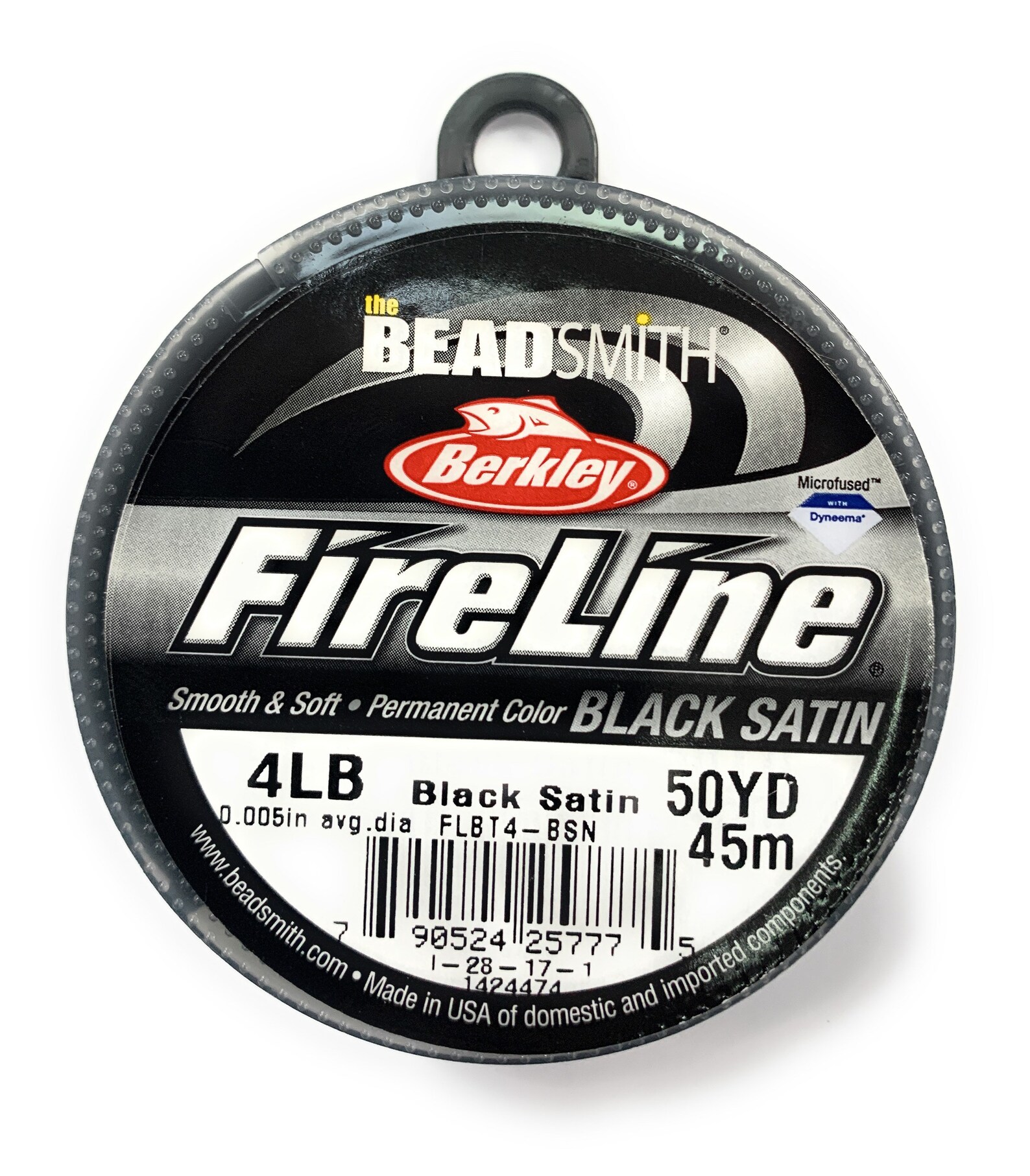 Fireline 4 Lb. Black Satin Smoke or Crystal Beadsmith Etsy