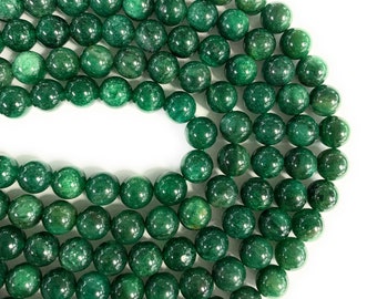 AAA Quality Natural Green Lepidolite beads 15 inch strand. 6mm, 8mm  and 10mm.
