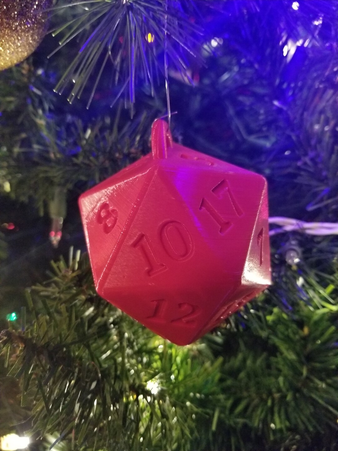 D20 Christmas Ornament 