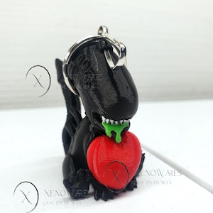 Baby Xenomorph Valentine - Chibi Alien Heart Keychain - Alien Xenomoprh - Xenomorph Mask - Alien Queen - Xenomorph Skull - See More Aliens!