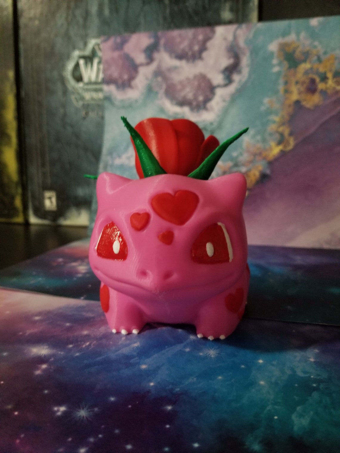 Custom Valentine Rose Bulbasaur Anniversary Bulbasaur | Etsy
