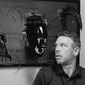 Large Alien Xenomorph Kit - Alien Horror Wall Art - Xenomoprh Alien - Halloween Spooky Decor - Alien Queen - Xenomorph Skull - Birthday Gift