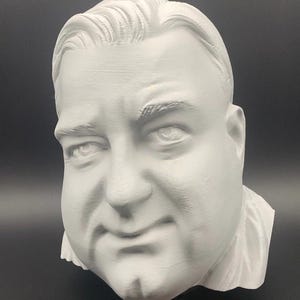 Giant 3 Stooges Curly Joe Bust -  Larry Moe Shemp Curly Joe Bessa Bust Decor - Classic Comedy Prop - 3 Stooges Decor - Birthday Gift Idea