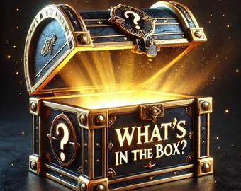 3d Print Mystery Box - Headphone Stands - Action Figures - Ornaments - Gamer Gifts - Gift for Him - Dad Gift Idea - 3d Printed Gift