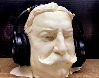 Howard Taft Headphone Stand - Gamer Headset Holder - Gift for Gamer - Gift for Him - Gaming Room Decor - Office Desk Decor - Desk Accessory