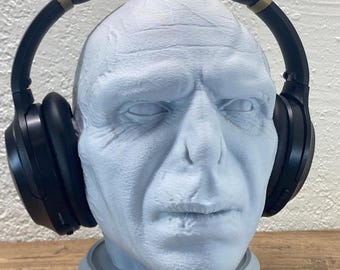 Dark Wizard Headphone Stand - Mage Lord Headset Holder - Gift for Gamer - Dad Gift - Game Room Decor - Office Desk Decor - Desk Accessory