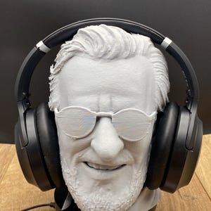 Rock Unique Headphone Stand - Musician Gaming Headset Holder - Music Lover Gift - Office Desktop Decor - Unique Christmas Gift for Him