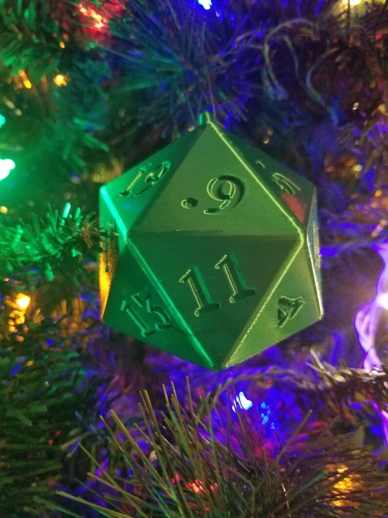 D20 Christmas Ornament 