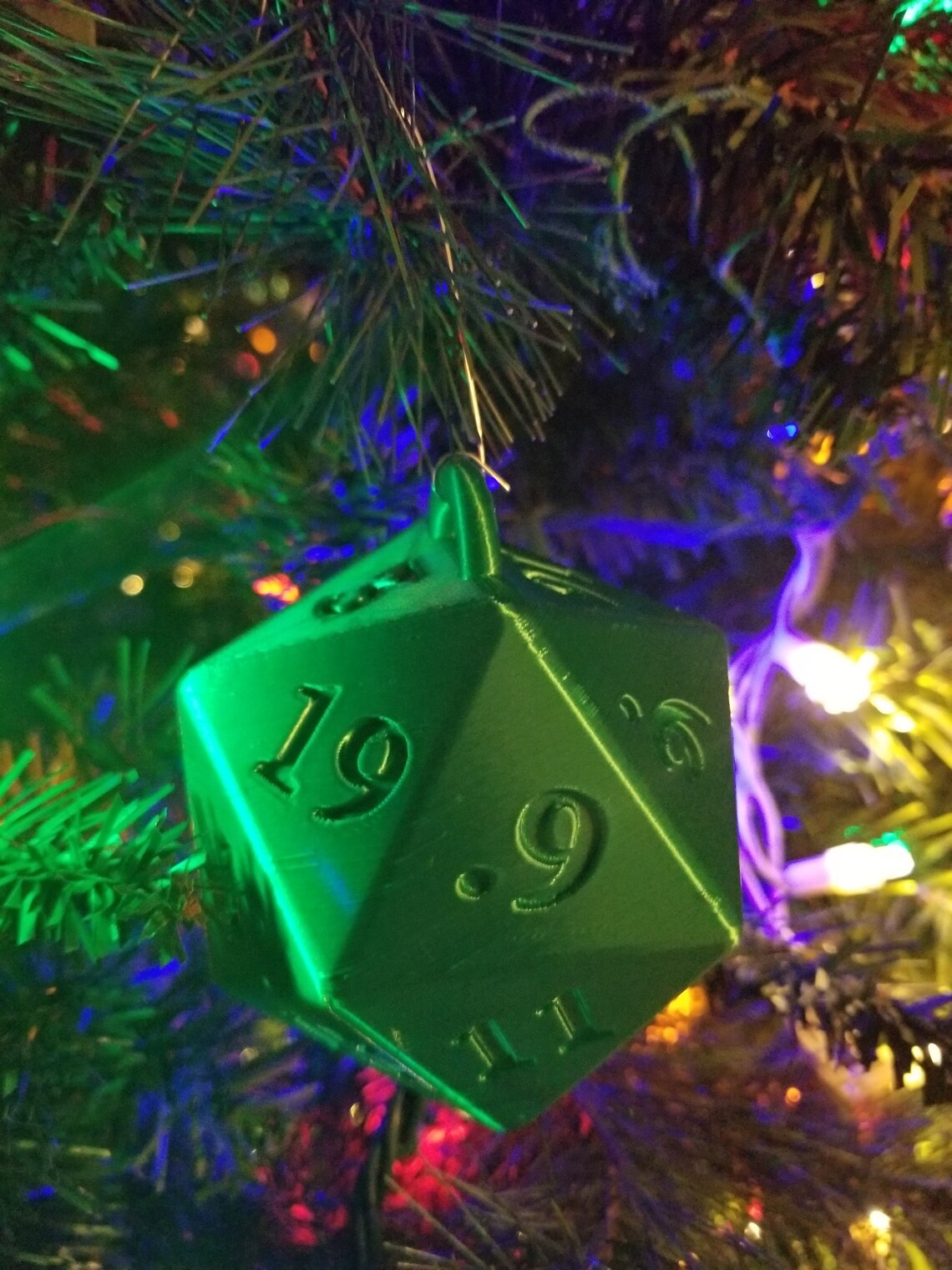 D20 Christmas Ornament 