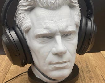 Kirsh Headset Holder - Alien Earth Headphone Stand - Gaming Birthday Gift - Gaming Room Decor - Gift for Him - Gift for Gamer - Dad Gift