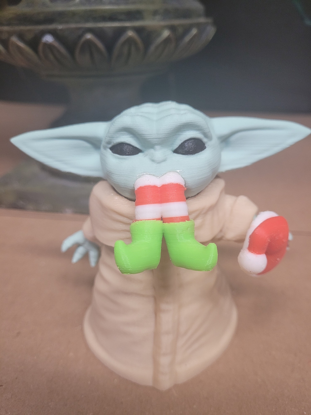 Grogu elf on a Shelf Eater Star Wars Baby Yoda Etsy