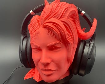 Barbarian Headphone Stand - Gaming Headset Holder - Gift for Him - DnD Gift for Dad - Gift for Gamer - Unique Dad Gift - Office Desk Decor