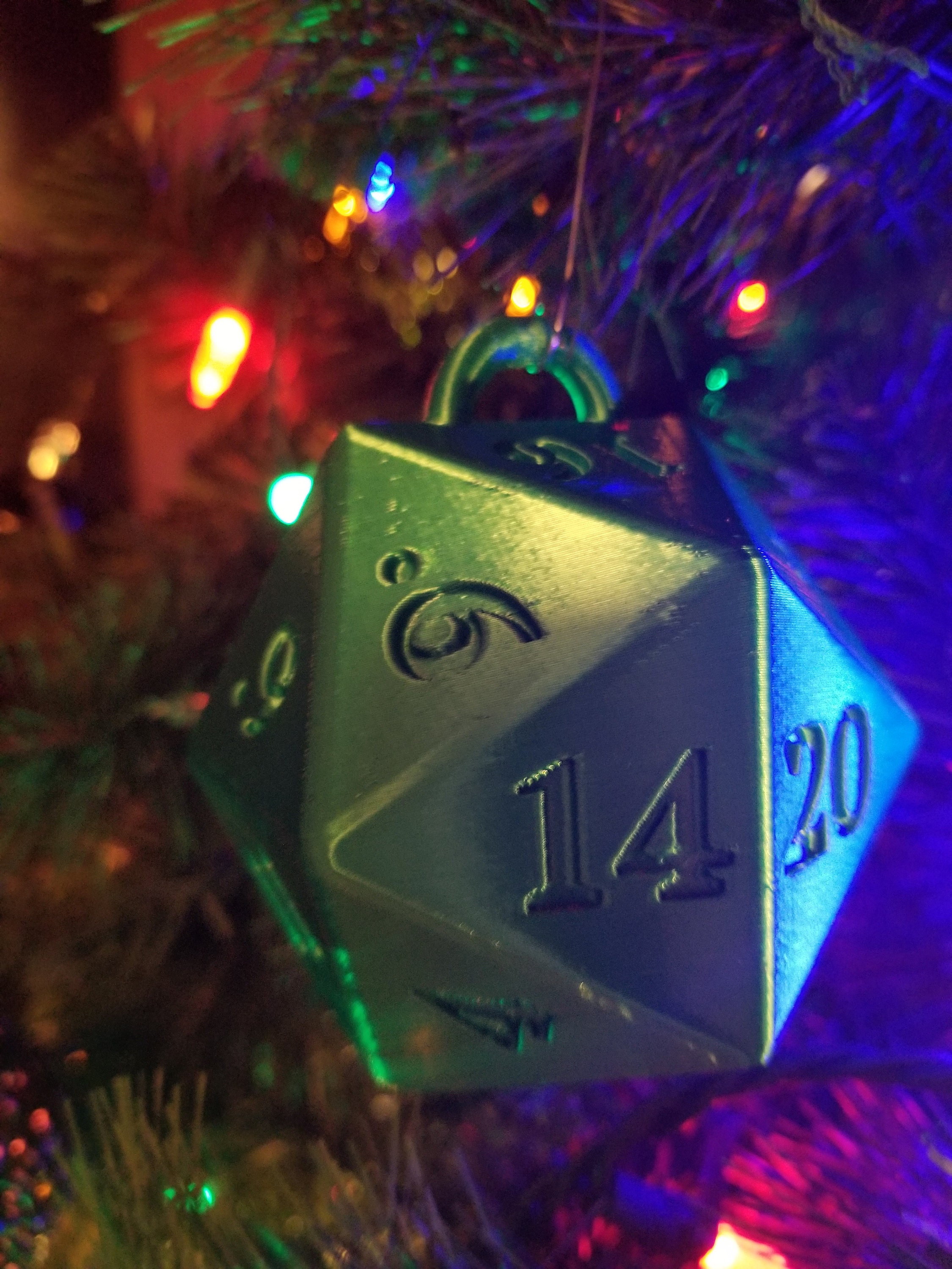 D20 Christmas Ornament 