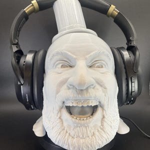 Captain Spaulding Headphone Stand -  Gaming Headset Holder - Gift For Him - Office Desk Decor - Gift for Dad - Game Room Decor - Horror Gift