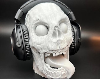 Creepy Ghoul Zombie Headphone Stand - Horror Lover Gift - Headset Holder - Gift for Him - Gift for Dad - Dad Gift Idea - Gaming Room Decor