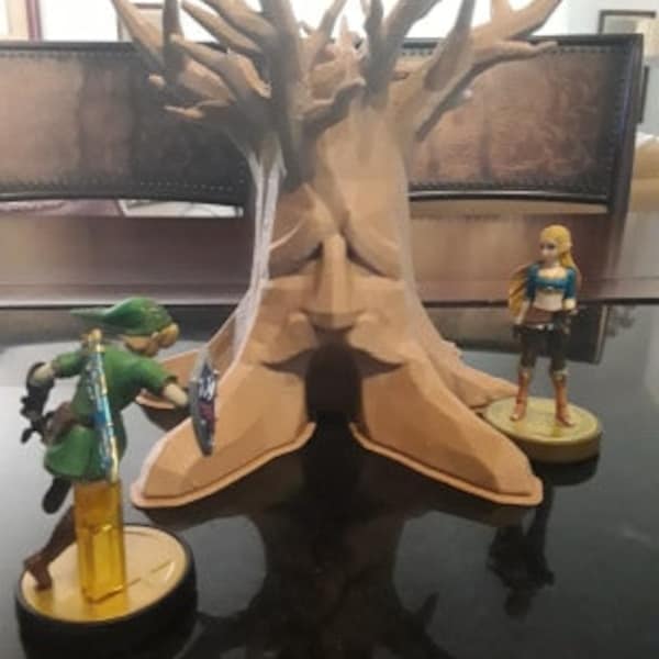 Legend of Zelda Deku Tree - Christmas Ocarina Stand - Korok Hetsu - Ocarina of Time - Dice Tower - Terrarium Plant - Tears of the Kingdom