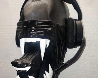 Xenomorph Headphone Stand - Aliens Headset Holder - Gift for Him - Gift for Gamer - Gaming Room Decor - HR Giger Horror Wall Art - Dad Gift
