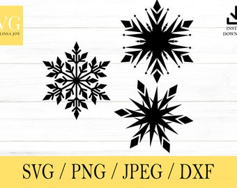 Download Elsa Snowflake Svg Etsy
