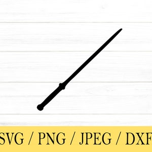 Toverstokje SVG, toverstaf, wizard, svg, png, dxf, jpeg, digitale download, gesneden bestand, Cricut, silhouet, Glowforge, Svg-bestanden voor de cricut