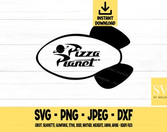 Pizza Planet svg, svg, png, dxf, jpeg, Digital Download, Cut File, Cricut, Silhouette, Glowforge