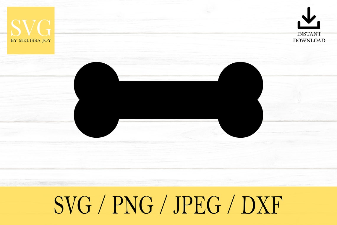 Bone SVG, Drawn Bone, Shape, Svg, Png, Dxf, Jpeg, Digital Download, Cut ...