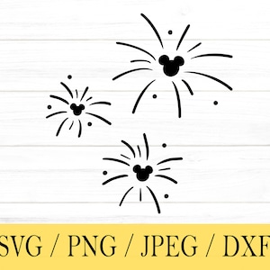 Fuegos artificiales de ratón svg, Fuegos artificiales de ratón, svg, png, dxf, jpeg, Descarga digital, Archivo de corte, Cricut, Silhouette, Glowforge, Archivos SVG para cricut