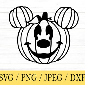 Muis pompoen svg, pompoenoren, Halloween svg, Halloween png, dxf, jpeg, digitale download, bestand knippen, Cricut, silhouet, Glowforge