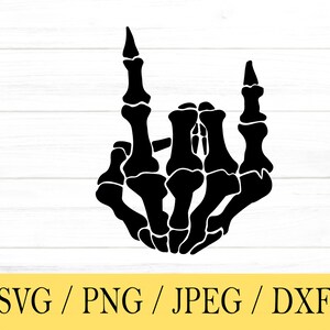 Svg squelette de roche, squelette main SVG, svg, png, dxf, jpeg, téléchargement numérique, fichier de coupe, Cricut, Silhouette, Glowforge, fichiers Svg pour cricut