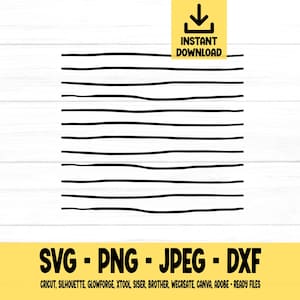 Organische Linien svg, Skizzenlinien SVG, svg, png, dxf, jpeg, digitaler Download, Schnittdatei, Cricut, Silhouette, Glowforge, SVG-Dateien für Cricut