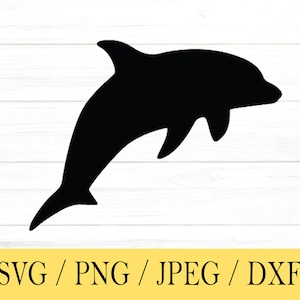 Delphin SVG, Tier SVG, svg, png, dxf, jpeg, digitaler Download, Schnittdatei, Cricut, Silhouette, Glowforge, SVG-Dateien für Cricut