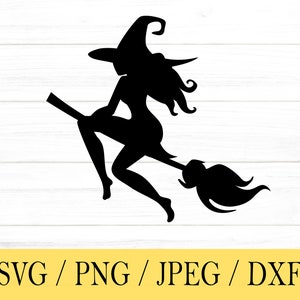 Sexy Hexe SVG, Halloween SVG, Png, Dxf, JPEG, digitaler Download, Cut-Datei, Cricut, Silhouette, Glowforge, SVG-Dateien für Cricut