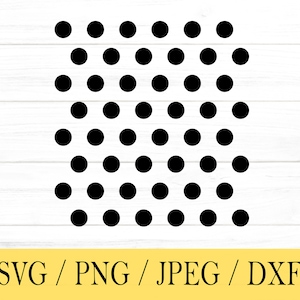 Polka Dot svg, Dots SVG, svg, png, dxf, jpeg, Digital Download, Cut File, Cricut, Silhouette, Glowforge, Svg files for cricut