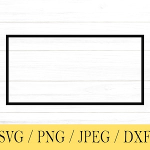 Rechthoekoverzicht svg, vormen SVG, svg, png, dxf, jpeg, digitale download, gesneden bestand, Cricut, silhouet, Glowforge, Svg-bestanden voor de cricut