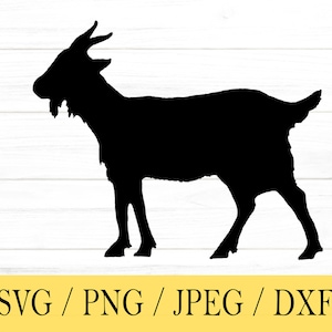 Goat svg, Animal SVG, svg, png, dxf, jpeg, Digital Download, Cut File, Cricut, Silhouette, Glowforge, Svg files for cricut