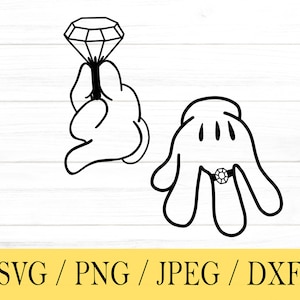 Muis betrokkenheid svg, bruiloft, Marry Me svg, verloofd png, dxf, jpeg, digitale download, bestand knippen, Cricut, silhouet, Glowforge