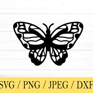 Svg papillon, insecte SVG, svg, png, dxf, jpeg, téléchargement numérique, fichier de coupe, Cricut, Silhouette, Glowforge, fichiers Svg pour cricut