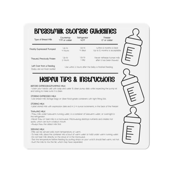 Room Temperature Warming Pumped Breast Milk Breastmilk Storage