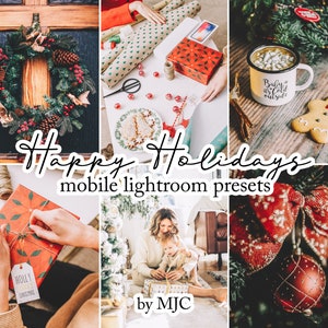 Holiday Presets, Lightroom Presets, Instagram Presets, Lifestyle Photo Editing, Blogger and Influencer Presets, DNG, XMP, Mobile, Desktop