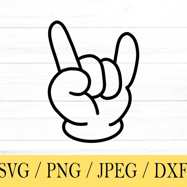 Maus, Rock, Hände svg, Rock, Maus svg, png, dxf, jpeg, digitaler Download, Schnittdatei, Cricut, Silhouette, Glowforge