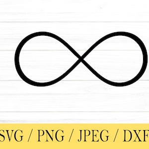 Infinity Symbol SVG, Infinity, Shape, svg, png, dxf, jpeg, Digital Download, Cut File, Cricut, Silhouette, Glowforge, Svg files for cricut
