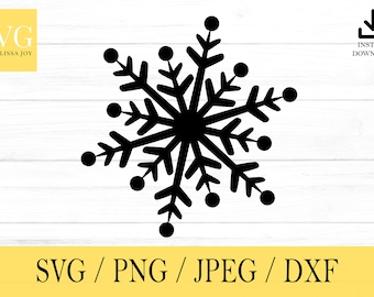 Snowflake svg, Holiday SVG, Winter, svg, png, dxf, jpeg, Digital Download, Cut File, Cricut, Silhouette, Glowforge, Svg files for cricut